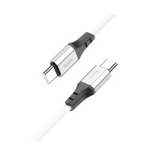 Кабель Hoco X86 Type-C – Type-C (1 м · 60W · 3A) (White)