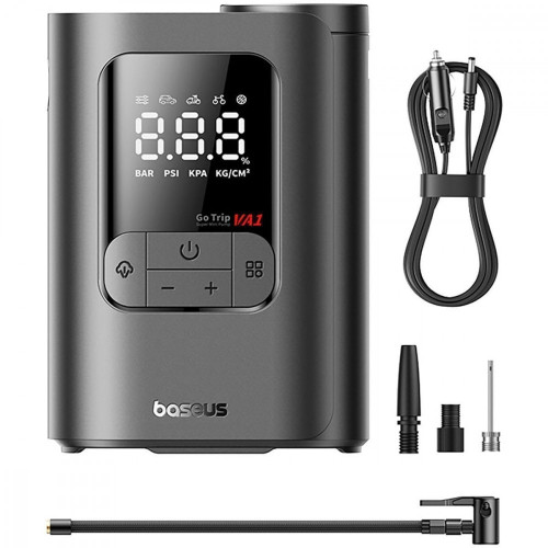 Автомобильный компрессор Baseus GoTrip VA1 Super Mini 100 Вт (Black)