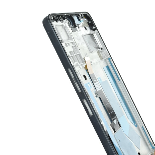 Дисплей для Tecno Camon 19 з тачскріном в рамці (Black)