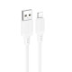 Кабель Borofone BX115 Lotto USB-A – Lightning (1 м · 12W · 2.4A) (White)