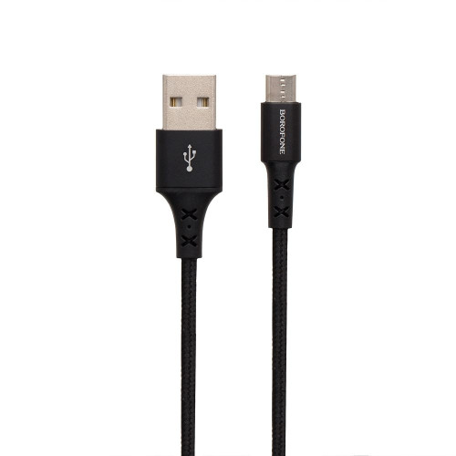 Кабель Borofone BX20 USB-A – Micro-USB (1 м · 10W · 2A) (Black)