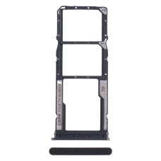 Держатель SIM-карты для Poco C65 (версия на 2×SIM) (Black)