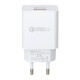 Сетевое зарядное устройство CT-15 USB-A (15W · 3A) (тех пак) (White)