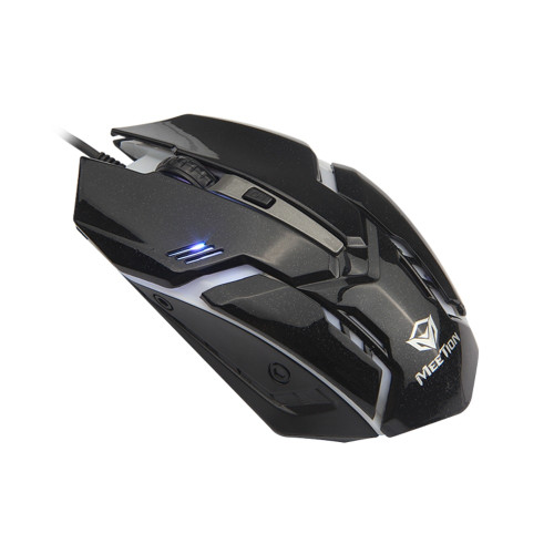 Мишка дротова MeeTion MT-M371 (1600 DPI) (Black)