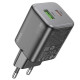 Сетевое зарядное устройство Hoco N41 USB-A+USB-C (20W · 3A) (Black)