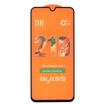 Защитное стекло в тех упаковке для Samsung A205 Galaxy A20 (2019) (Full Glue) (0.3 мм, 2.5D) (Black)