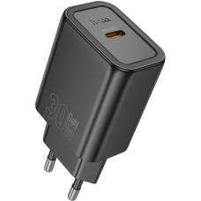Сетевое зарядное устройство Hoco N62 USB-C (30W · 3A) (Black)