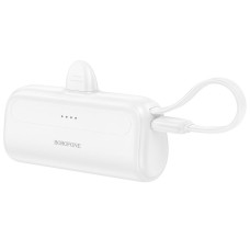 Повербанк Borofone BJ41 с кабелем Type-C (5000 mAh) (White)