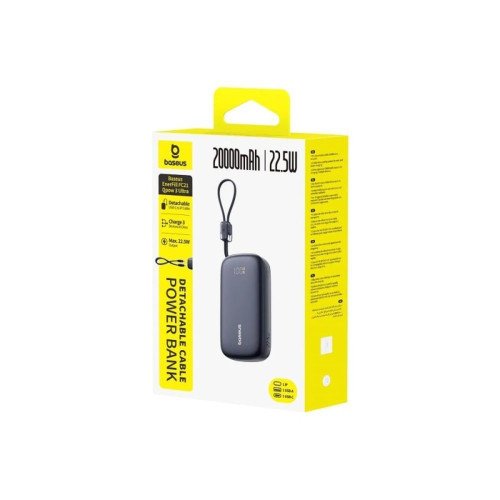 Повербанк Baseus EnerFill FC21 Qpow 3 Ultra 22.5W (20000 mAh) (PPFLS) (Black)