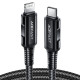 Кабель Acefast C4-01 Type-C – Lightning (1.8 м · 30W · 3A) (Black)
