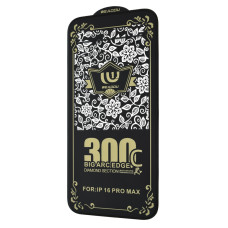 Защитное стекло WEADDU 300C ESD для Apple iPhone 16 Pro Max (4D) (Black)