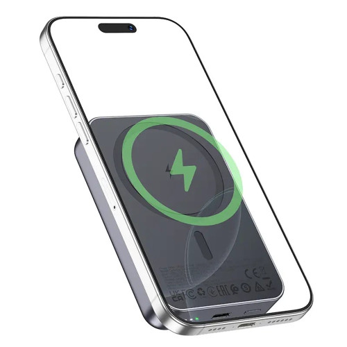 Повербанк Hoco J160A Magnetic 20W (10000 mAh) (Gray)