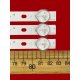 Пряма підсвітка для телевізора Digma 43″ R72-43D04-018-10 (3 планки по 828 мм, 8 LED, лінза 15,5 мм, 3 В)
