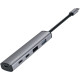USB-хаб Proove Arc Link 5в1 (2xUSB 3.0 · 3xType-C) (Silver)