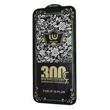 Защитное стекло WEADDU 300C ESD для Apple iPhone 16 Plus (4D) (Black)