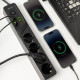 Мережевий фільтр Proove Power Socket P-04 на 4 розетки (4xUSB-A+2xUSB-C · 3 м) (Black)