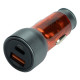 Автомобильное зарядное устройство Hoco NZ8 USB-A+USB-C (43W · 3A) с кабелем Type-C – Type-C (Brown)