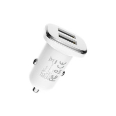 Автомобильное зарядное устройство Borofone BZ12B USB-C (18W · 3A) с кабелем Type-C – Lightning (White)
