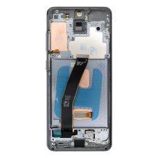 Дисплей для Samsung G980 Galaxy S20 з тачскріном в рамці (Black) (OLED Soft) (Big size)