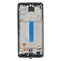 Дисплей для Samsung A525 Galaxy A52 (4G) (2021) с тачскрином в рамке (Violet) (OLED) (Big size)