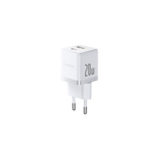 Сетевое зарядное устройство Baseus Palm Fast Charger USB-A+USB-C (20W · 3A) (P10111608213-00) (White)