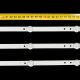 Пряма підсвітка для телевізора Bravis 28″ SVJ280A01 Rev3 (3 планки по 530 мм, 5 LED, лінза 15,5 мм, 3 В)