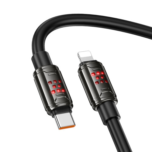 Кабель Hoco U143 Type-C – Lightning (1 м · 27W · 3A) (Black)