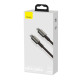 Кабель Baseus Tungsten Gold Type-C – Type-C (2 м · 100W · 5A) (Black)