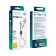 Кабель Ridea RC-XS51 Silicone USB-A – Lightning (0.25 м · 12W · 2.4A) (White)