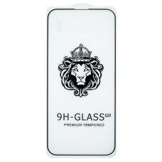 Захисне скло Lion для Apple iPhone 15 Pro Max (Full Glue) (0.3 мм, 2.5D) (Black)