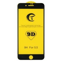 Захисне скло CT 9D для Apple iPhone 7 Plus (Full Glue) (Black)