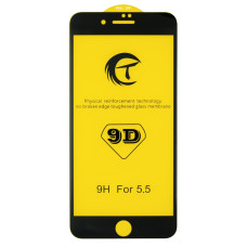 Защитное стекло CT 9D для Apple iPhone 8 Plus (Full Glue) (Black)