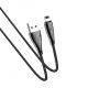 Кабель Hoco U75 Blaze Magnetic USB-A – Lightning (1.2 м · 18W · 3A) (Black)