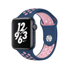 Ремешок для Apple Watch 38/40/41 мм Sport Nike (Blue/Pink)