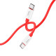 Кабель Hoco X87 Magic silicone Type-C – Type-C (1 м · 60W · 3A) (Red)