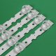 Прямая подсветка для телевизора TCL 50″ V0.7 (4 планки по 460 мм, 7 LED, линза 14 мм, 6 В)