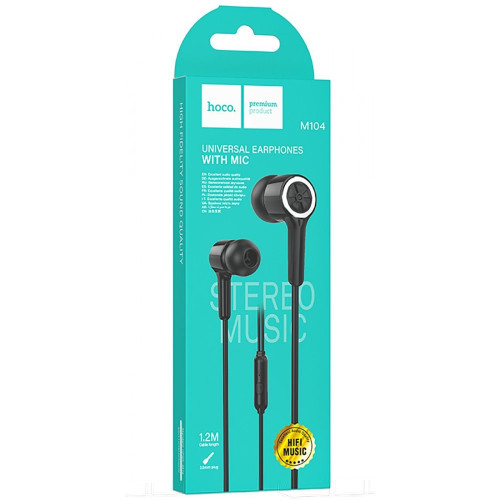 Наушники Hoco M104 3.5 мм (Black)