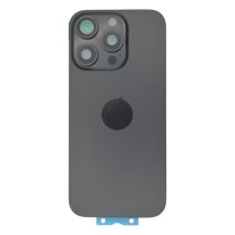 Задняя крышка для Apple iPhone 16 Pro (Black) (Original PRC) со стеклом камеры