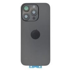 Задня кришка для Apple iPhone 16 Pro (Black) (Original PRC) зі склом камери