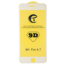 Защитное стекло CT 9D для Apple iPhone 6s (Full Glue) (White)