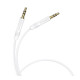 Аудиокабель AUX Borofone BL16 3.5 мм (1 м) (White)