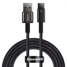 Кабель Baseus Tungsten Gold USB-A – Type-C (2 м · 100W · 5A) (Black)