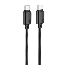 Кабель Hoco X113 Beneficio Type-C – Type-C (1 м · 60W · 3A) (Black)