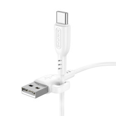 Кабель Borofone BX91 USB-A – Type-C (1 м · 15W · 3A) (White)