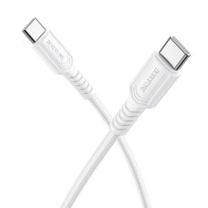 Кабель Borofone BX116 Type-C – Type-C (1 м · 60W · 3A) (White)
