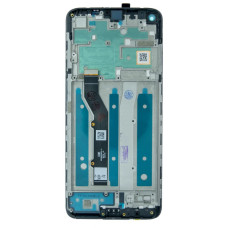 Дисплей для Motorola XT2087 Moto G9 Plus з тачскріном в рамці (Black)