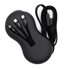 Кабель Remax RC-094th 3-в-1 (1 м · 15W · 3A) (Black)