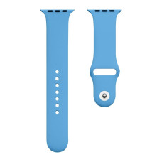 Ремешок для Apple Watch 42/44/45/49 мм Band Silicone (Blue)
