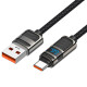 Кабель Hoco U137 Line USB-A – Type-C (1.2 м · 66W · 5A) (Black)