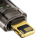 Кабель Baseus Explorer Series Auto Power-Off USB-A – Lightning (1 м · 12W · 2.4A) (CATS000401) (Black)